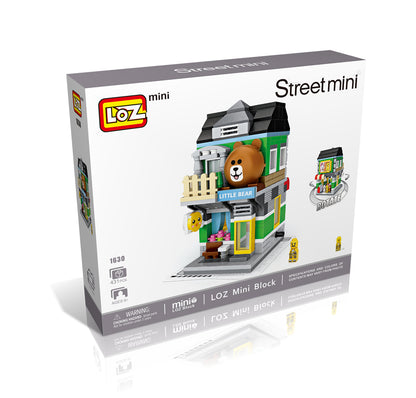 Loz 1630  Street Mini Bear Store