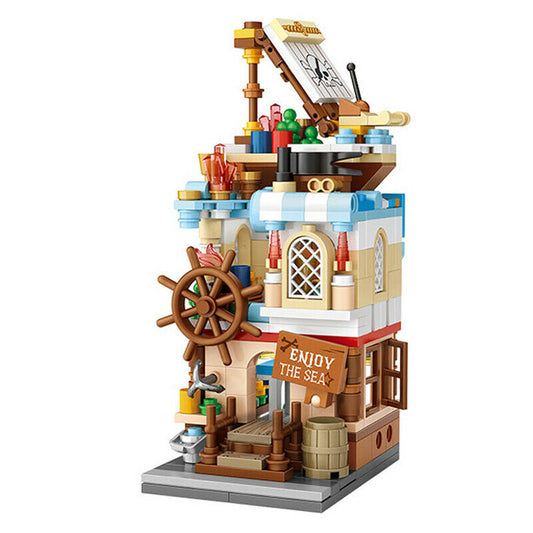 Loz Street Mini Sailing House Pirate Ship Shop 1650
