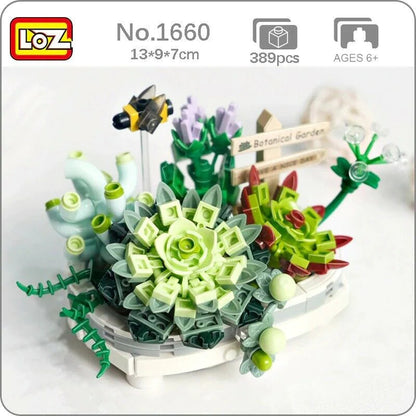 Loz Eternal Flower Potted Plant Bonsai Succulent Cactus