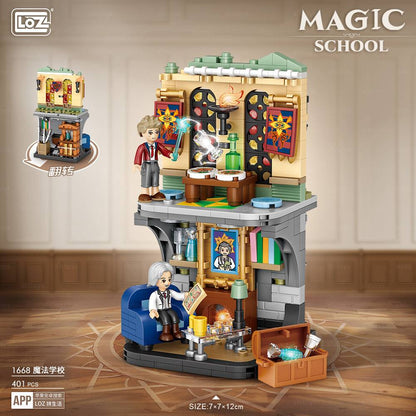 Loz Magic School 1666 Herb Class 1667 Magic Holiday 1668 Magic School 1669 Magic Platform