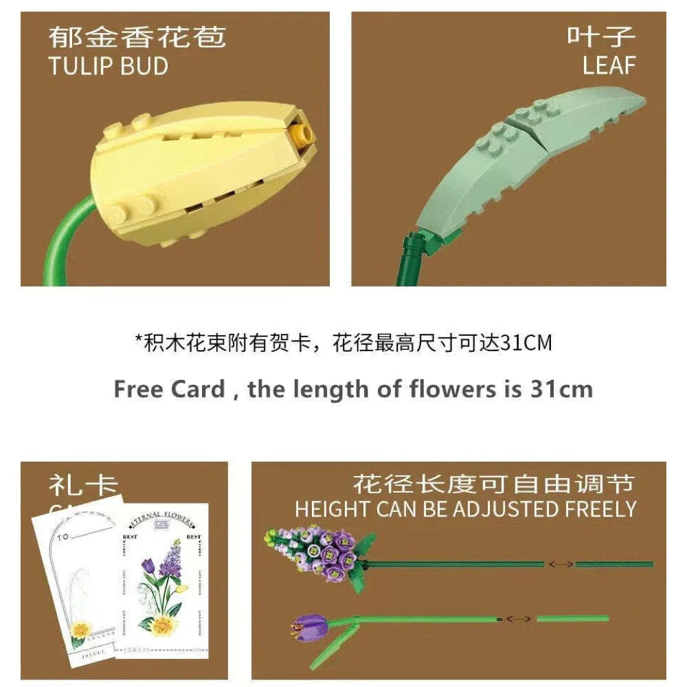 Loz Eternal Flower Potted Plant Bonsai Succulent Cactus