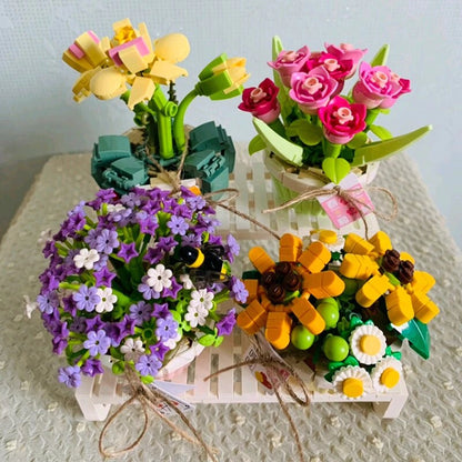 Loz Eternal Flower Potted Plant Bonsai Succulent Cactus