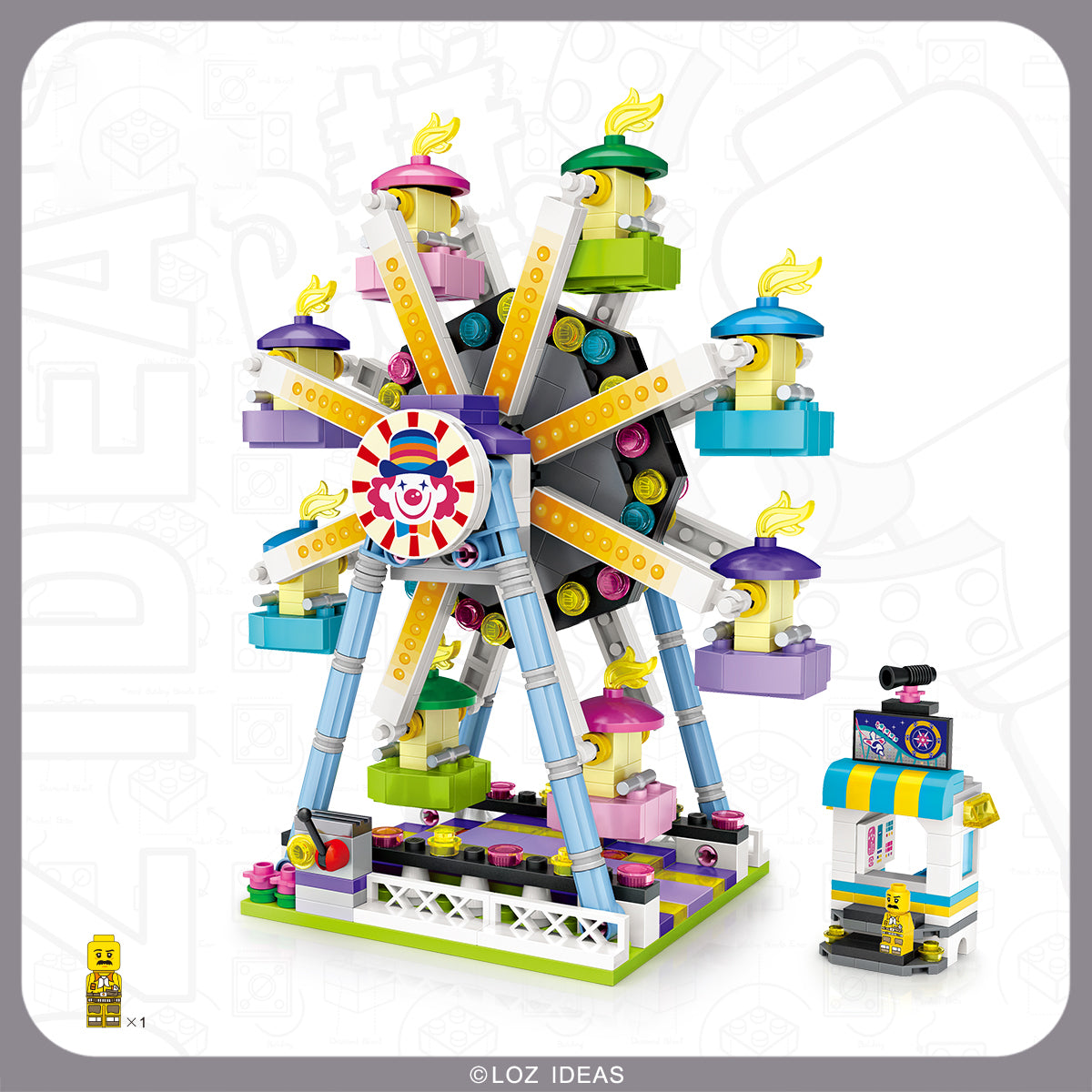 Loz Mini Playground Shop Amusement Park 1717 1718 1719 1720 1721 1727 1728