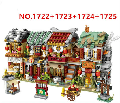 Loz Ancient Street Mini Steamed Buns 1722 Pawnshop 1723 Tavern 1724 Black Smith 1725