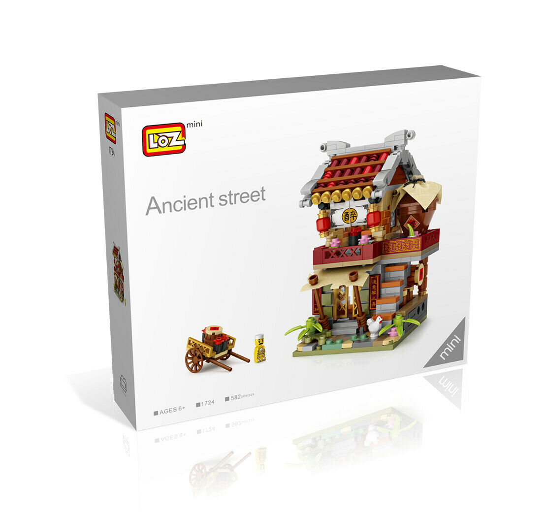 Loz Ancient Street Mini Steamed Buns 1722 Pawnshop 1723 Tavern 1724 Black Smith 1725