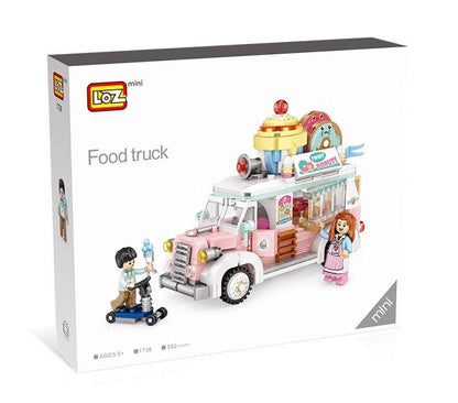 Loz 1737 Fruit Truck 1738 Dessert Car 1739 Pizza Truck 1740 Coffee Truck