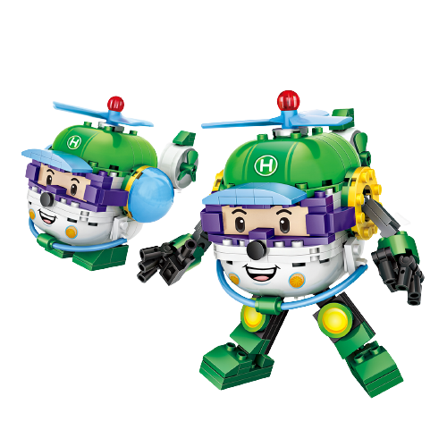 Loz Mini Blocks Robot Ambulance 1830 Helicopter 1831 Fire Truck 1832 Police Car 1833 Mini Blocks
