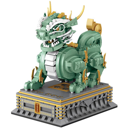 Loz 1921 Mini Blocks Chinese Dragon Qilin Kylin Krini