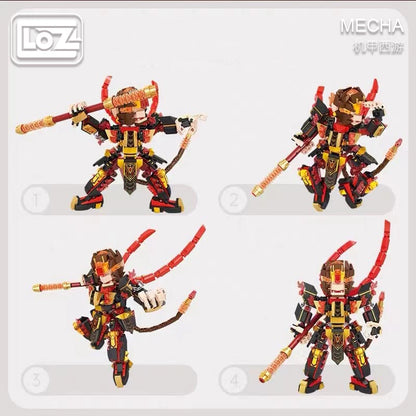 Loz 2183 Sun Wukong Monkey King 2188 Bull Demon King Journey To The West Mecha