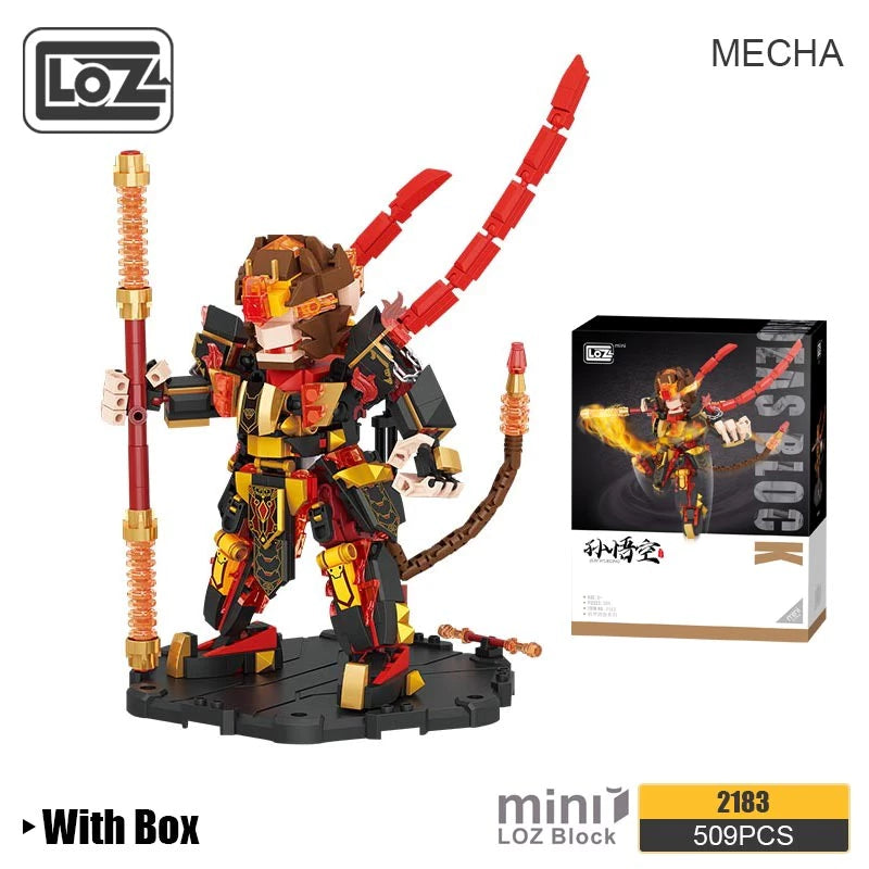 Loz 2183 Sun Wukong Monkey King 2188 Bull Demon King Journey To The West Mecha