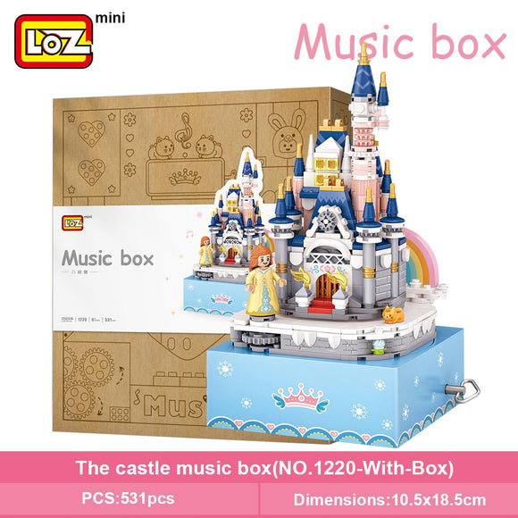 Loz 1220 Princess Castle Music Box