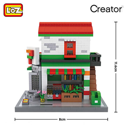 Loz 9037 Diamond Block 7-11 Seven Eleven Convenience Store