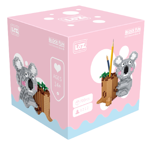 Loz Koala Tree Pen Container Diamond Blocks 9212