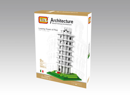 Loz 9367 Leaning Tower Of Pisa Diamond Block