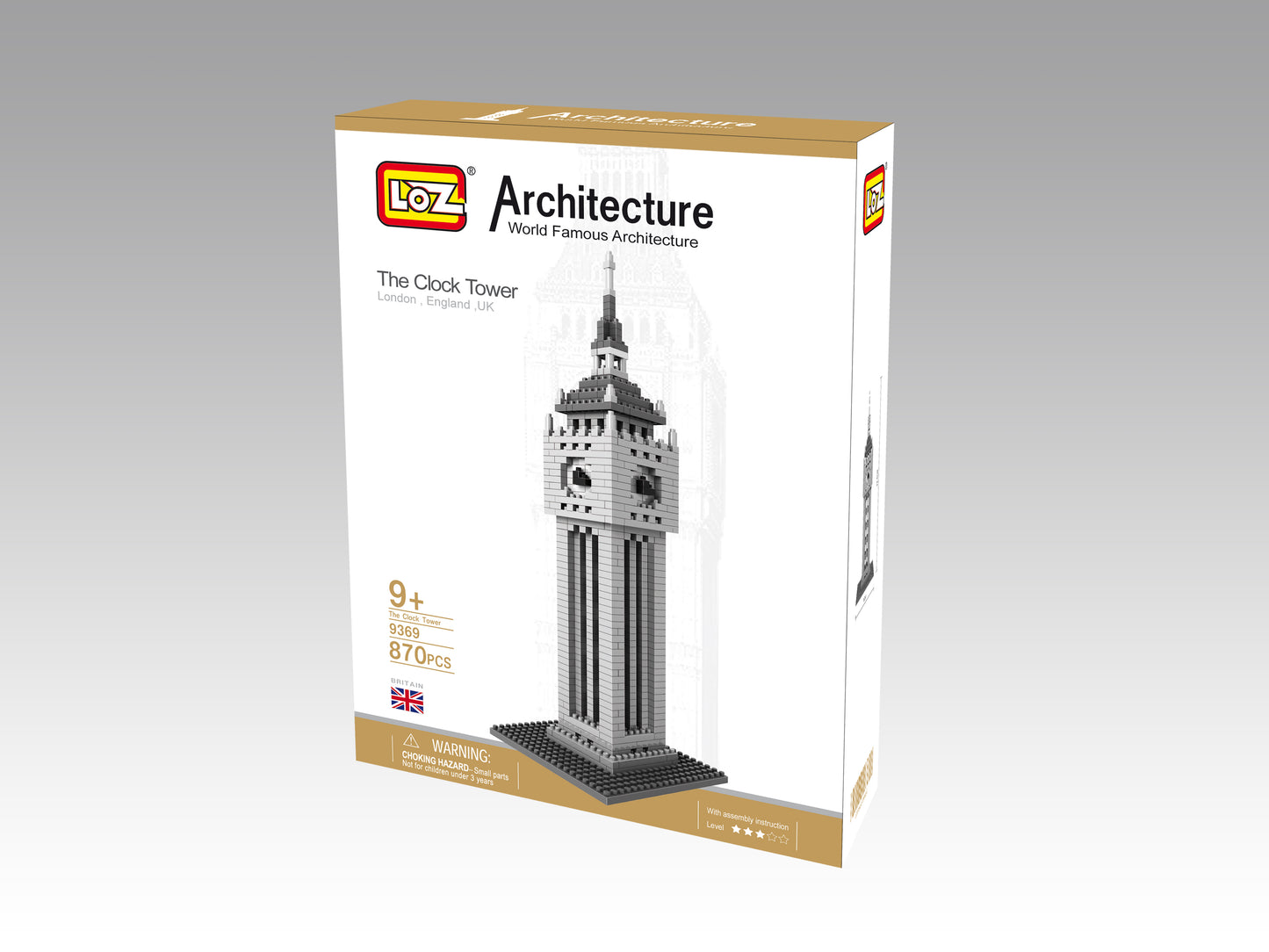 The Clock Tower Diamond Block 9369 - By Loz
