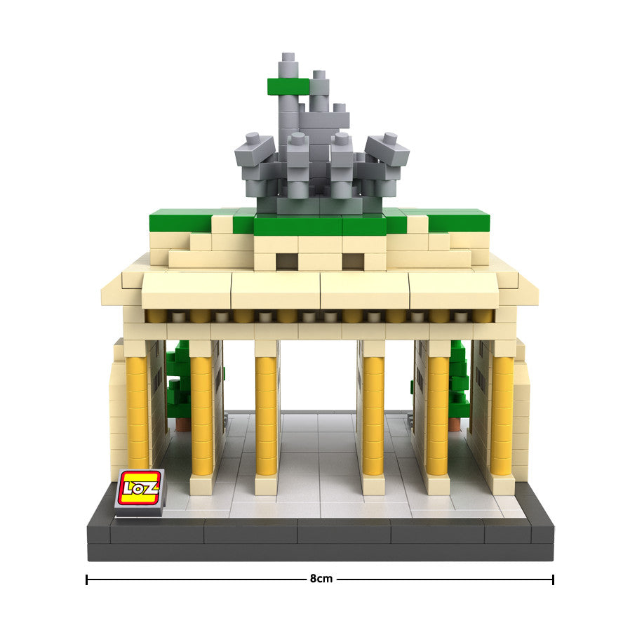 Loz 9385 Brandenburg Gate Diamond Block (Berlin) 560 Pcs