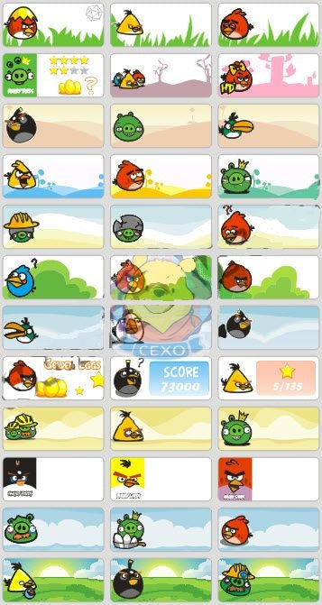 ANGRY BIRDS - STICKERS