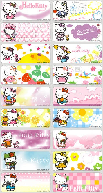 HELLO KITTY - STICKERS