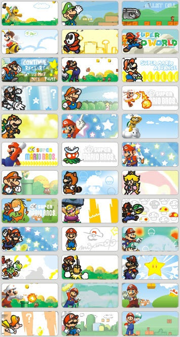 MARIO - STICKERS