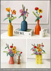 Loz Blocks Storage Box Flower Vase Yellow Blue Pink 4997