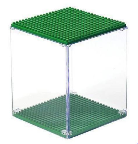Loz 9900 Clear Display Box For Diamond Blocks - 10Cm Tall