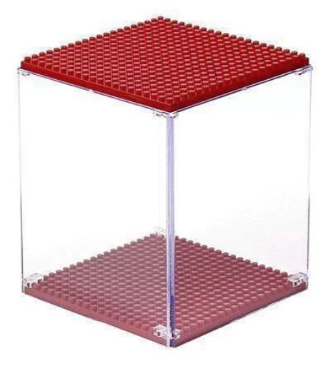 Loz 9900 Clear Display Box For Diamond Blocks - 10Cm Tall