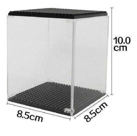 Loz 9900 Clear Display Box For Diamond Blocks - 10Cm Tall